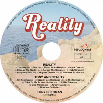 CD Reality: Reality / Tony And Reality 228519