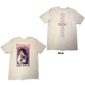 Merch Reba McEntire: Reba Mcentire Unisex T-shirt: 1994 Tour (natural) (back Print) (small) S