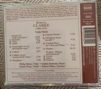 CD Rebecca Clarke: Viola Music 121612