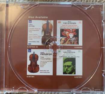 CD Rebecca Clarke: Viola Music 121612
