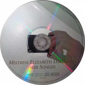 CD Rebecca Ockenden: Mistress Elizabeth Davenant, Her Songes 353992