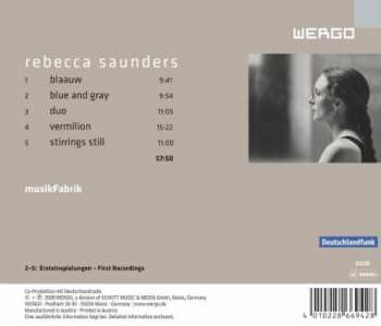CD Rebecca Saunders: Stirrings Still 309133