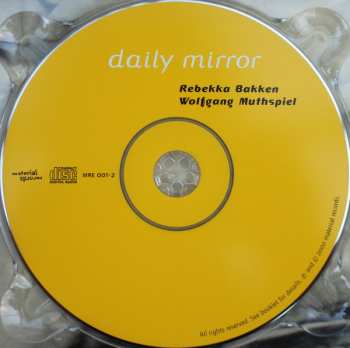 CD Rebekka Bakken: Daily Mirror DIGI 393000