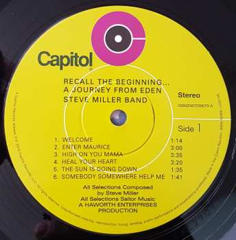 LP Steve Miller Band: Recall The Beginning... A Journey From Eden 29757