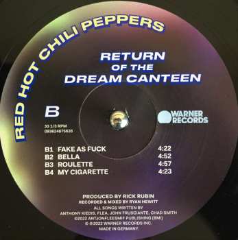 2LP Red Hot Chili Peppers: Return Of The Dream Canteen LTD | DLX