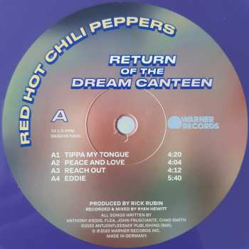 2LP Red Hot Chili Peppers: Return Of The Dream Canteen LTD | CLR