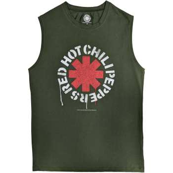 Merch Red Hot Chili Peppers: Red Hot Chili Peppers Unisex Tank T-shirt: Stencil (medium) M