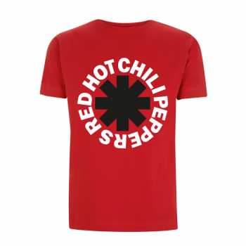 Merch Red Hot Chili Peppers: Tričko Classic B&w Asterisk (red)