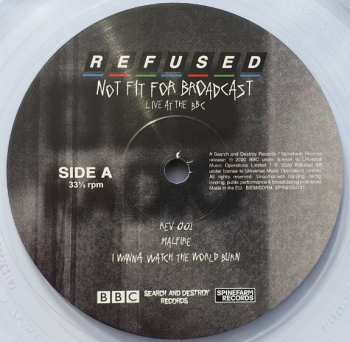 LP Refused: Not Fit For Broadcast (Live At The BBC) LTD | CLR 386632