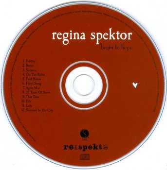 CD Regina Spektor: Begin To Hope
