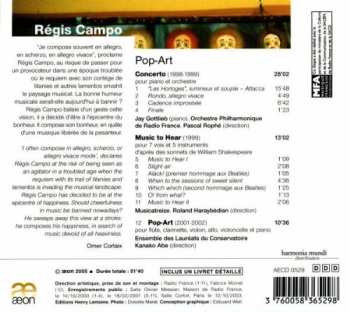 CD Régis Campo: Pop-Art 524127