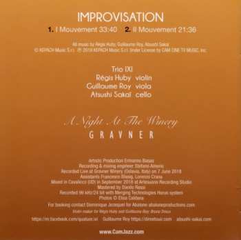 CD Régis Huby: Improvisation 354100
