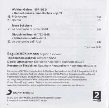 CD Regula Mühlemann: Lieder Der Heimat = Songs From Home 191295