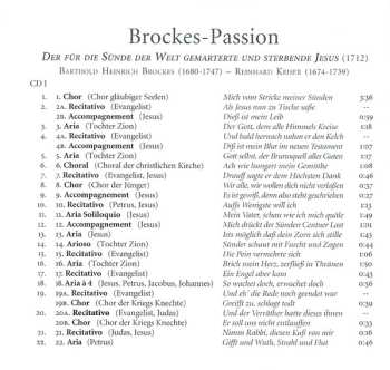 2CD Reinhard Keiser: Brockes-Passion 456871