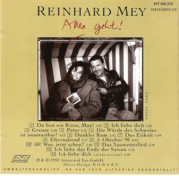CD Reinhard Mey: Alles Geht! 113168