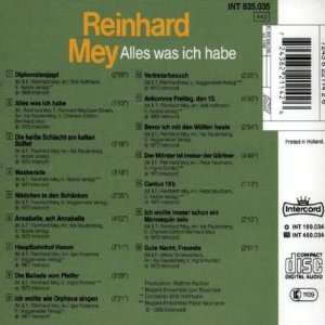 CD Reinhard Mey: Alles Was Ich Habe - Die 16 Großen Chansons 349043