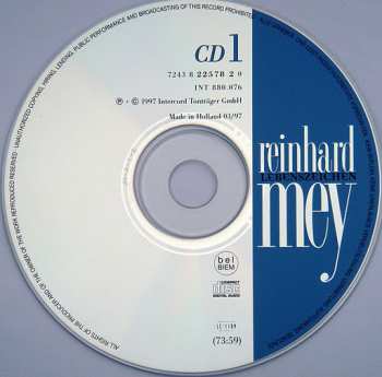 2CD Reinhard Mey: Lebenszeichen - Live 117121