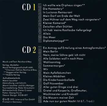 2CD Reinhard Mey: Mit Lust Und Liebe - Konzerte '90/91 314903