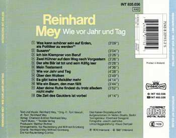 CD Reinhard Mey: Wie Vor Jahr Und Tag 150558