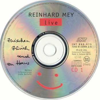 2CD Reinhard Mey: Zwischen Zürich Und Zu Haus (Live) 247365