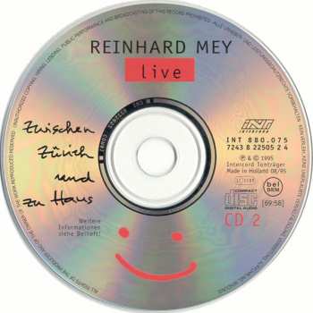 2CD Reinhard Mey: Zwischen Zürich Und Zu Haus (Live) 247365
