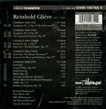 5CD/Box Set Reinhold Gliere: The Glière Orchestral Collection 119281