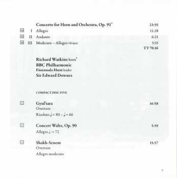 5CD/Box Set Reinhold Gliere: The Glière Orchestral Collection 119281