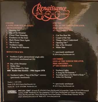 3CD/Box Set Renaissance: A Song For All Seasons DLX 157684