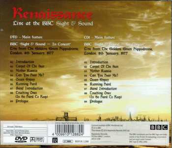 3CD/DVD Renaissance: Live At The BBC Sight & Sound 111716