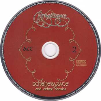 2CD/DVD Renaissance: Tour 2011 Live In Concert (Turn Of The Cards / Scheherazade And Other Stories) DIGI 109370