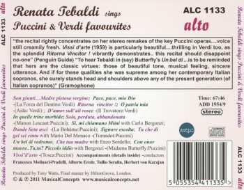 CD Renata Tebaldi: Renata Tebaldi Sings Puccini & Verdi Favourites 221438