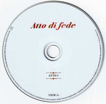 2CD Renato Zero: Atto Di Fede 351367