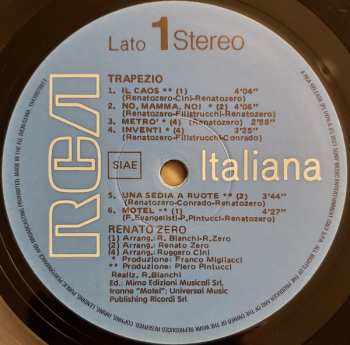 LP Renato Zero: Trapezio (Legacy Vinyl Edition) 151988