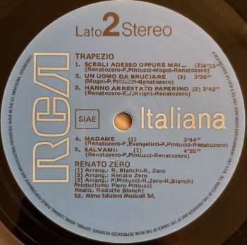 LP Renato Zero: Trapezio (Legacy Vinyl Edition) 151988