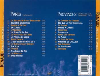 2CD Renaud: Paris - Provinces Aller / Retour 331344