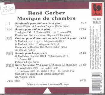 CD René Gerber: Musique De Chambre 231363