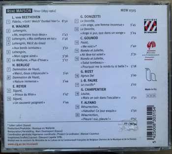 CD René Maison: Airs . Mélodies - Arias . Songs 524117
