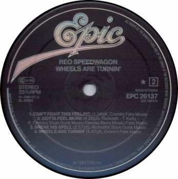 LP REO Speedwagon: Wheels Are Turnin' 376670