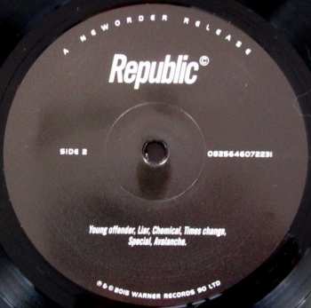 LP New Order: Republic 30135