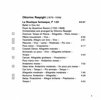 CD Ottorino Respighi: La Boutique Fantasque; Prelude & Fugue In D Major; La Pentola Magica 439589