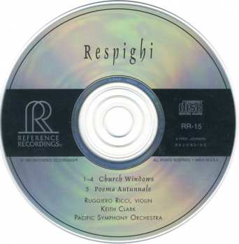 CD Ottorino Respighi: Church Windows / Poema Autunnale 435301