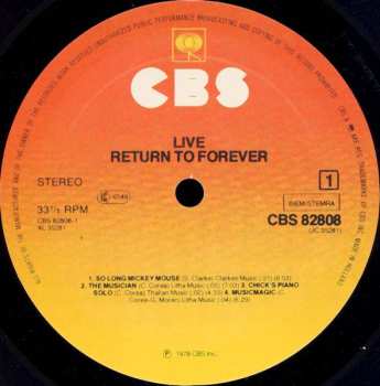 LP Return To Forever: Live