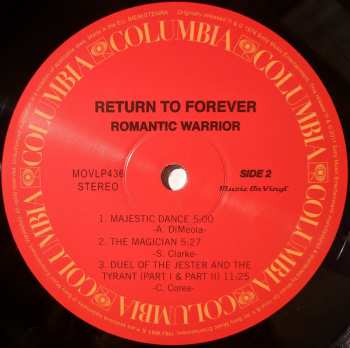 LP Return To Forever: Romantic Warrior 30993