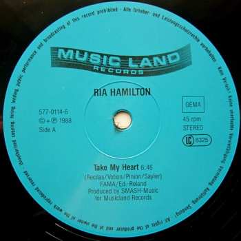 LP Ria Hamilton: Take My Heart 445255