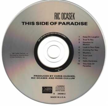 CD Ric Ocasek: This Side Of Paradise 36332