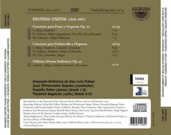 CD Ricardo Castro Herrera: Piano Concerto Op.22 : Cello Concerto : Oithona, (Poema Sinfónico) Op. 55 178534