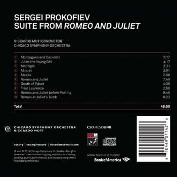 CD Riccardo Muti: Prokofiev: Suite From Romeo And Juliet 251676