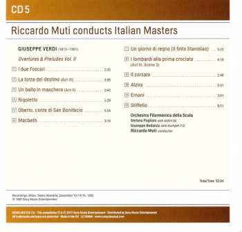 7CD Riccardo Muti: Riccardo Muti Conduct's Italian Master 117025