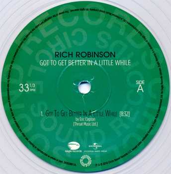 EP Rich Robinson: Got To Get Better In a Little While CLR