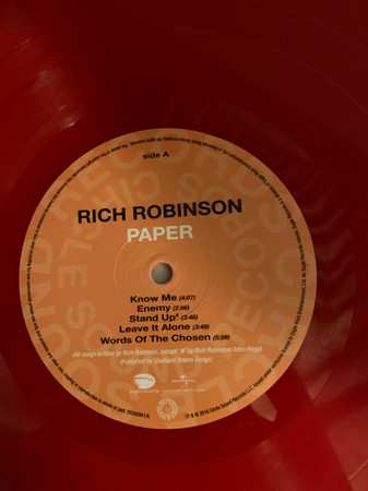 2LP Rich Robinson: Paper LTD | CLR 395851